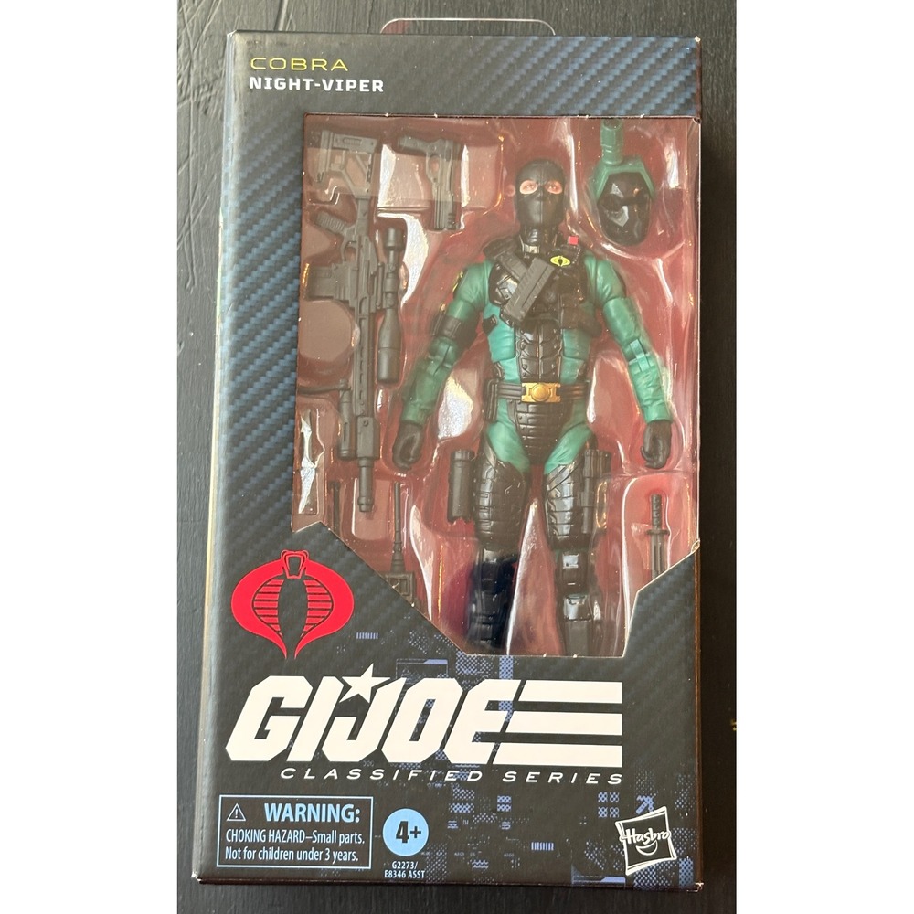 NEW: GI Joe Classified Series Cobra Night-Viper Action Figure 137 Hasbro